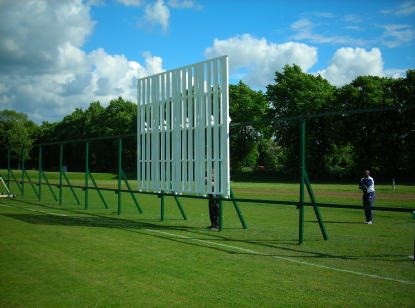 Hardball Sight Screens and Runners are secured and cary a 25 year guarantee